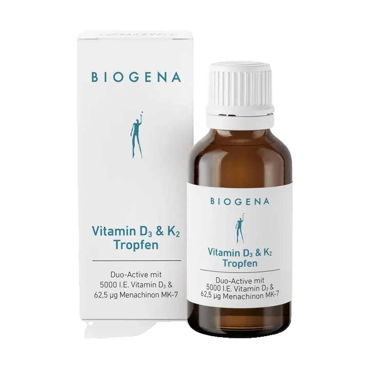 BIOGENA Vitamin D3 & K2 Tropfen – Produktabbildung des Herstellers