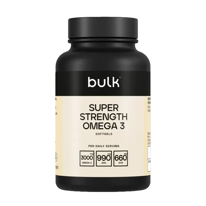 Bulk Super Strength Omega 3 – Produktabbildung des Herstellers