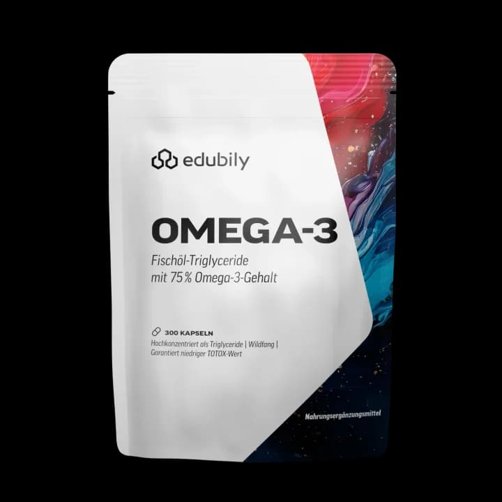 edubily Omega-3 Kapseln – Produktabbildung des Herstellers