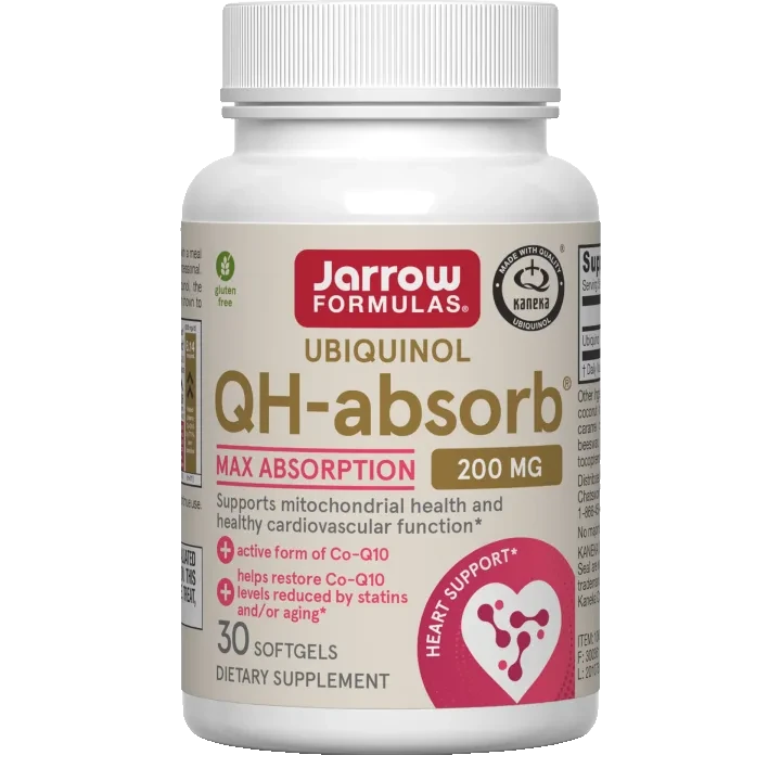 Jarrow Formulas QH-absorb Ubiquinol 200 mg – Produktabbildung des Herstellers