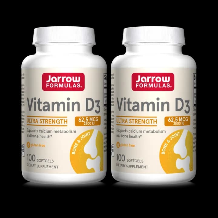 Jarrow Formulas Vitamin D3 2500 I.E. – Produktabbildung des Herstellers