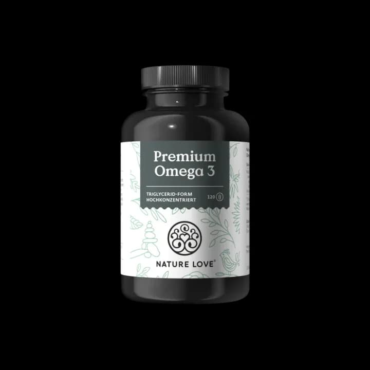 Nature Love Premium Omega 3 Kapseln – Produktabbildung des Herstellers