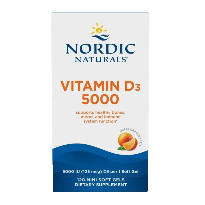 Nordic Naturals Vitamin D3 5000 – Produktabbildung des Herstellers