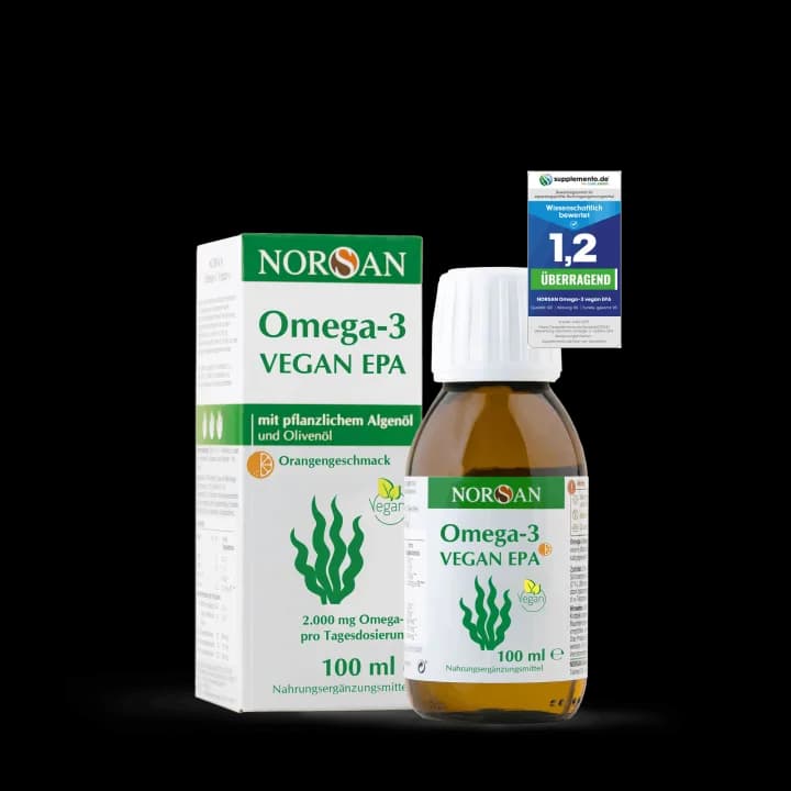 NORSAN Omega-3 Vegan EPA – Produktabbildung des Herstellers