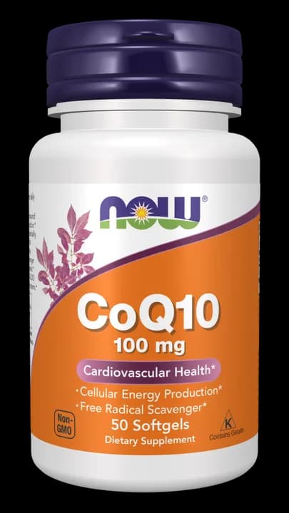NOW Foods CoQ10 100 mg – Produktabbildung des Herstellers