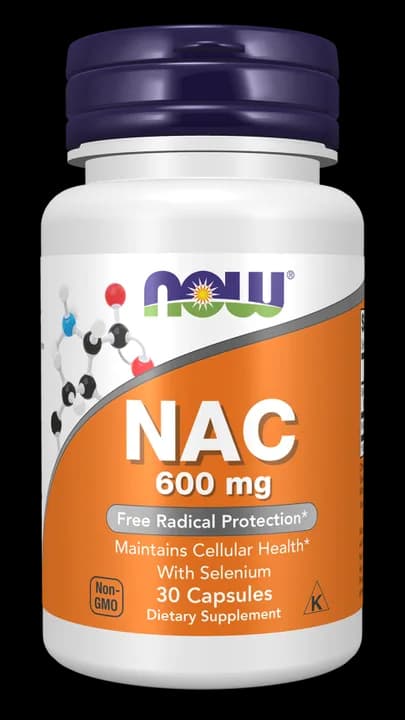 NOW Foods NAC 600 mg – Produktabbildung des Herstellers