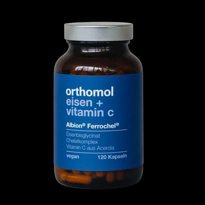 Orthomol Eisen plus Vitamin C – Produktabbildung des Herstellers
