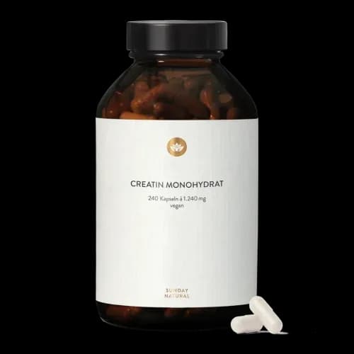 Sunday Natural Creatin Monohydrat Kapseln – Produktabbildung des Herstellers