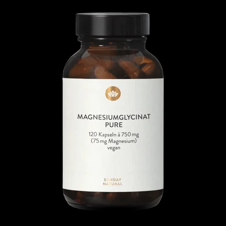Sunday Natural Magnesium Glycinat Pure – Produktabbildung des Herstellers