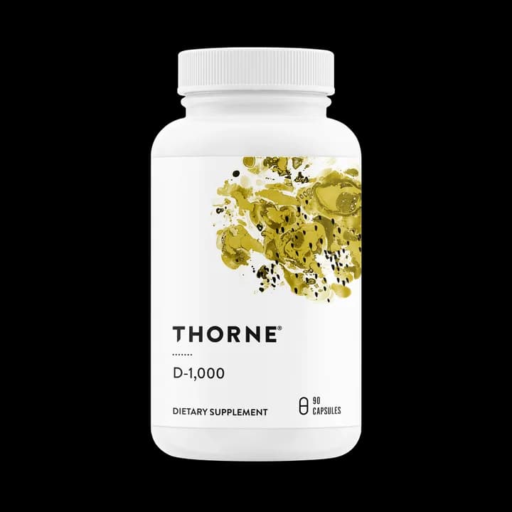 Thorne Vitamin D-1,000 – Produktabbildung des Herstellers