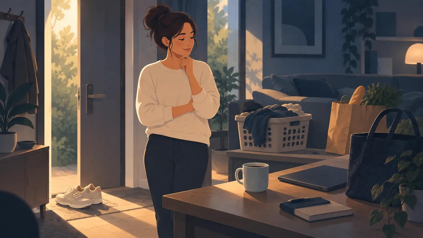 Illustration zum Umgang mit guten Tagen und schwankender Belastbarkeit